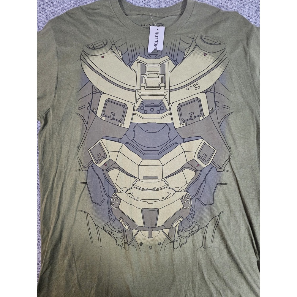 Halo Master Chief Body Shirt 2015 AOP Cotton‎ XXL T Shirt Hot Topic NWT